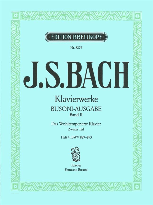 Bach: Wohltemperiertes Klavier II/4