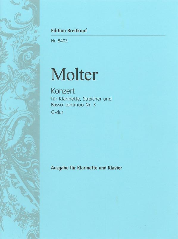 Molter: Klarinettenkonzert Nr. 3 G-dur