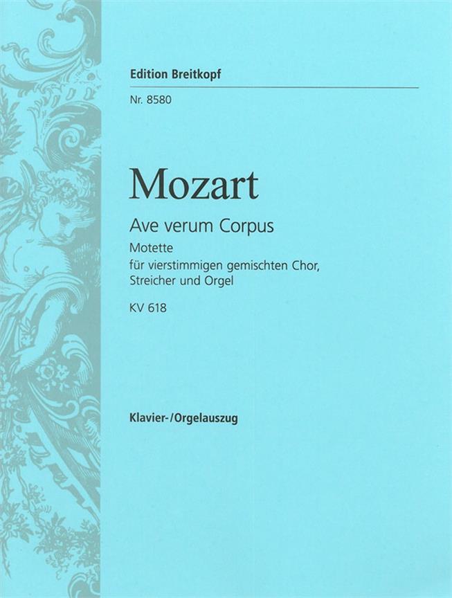 Wolfgang Amadeus Mozart: Ave verum corpus KV 618 (Vocal Score)