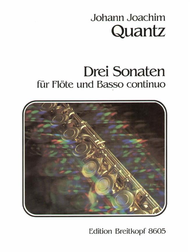 Quantz: 3 Sonatas QV 1:75, 114, 150