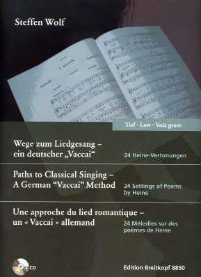 Wege zum Liedgesang - tiefe Stimme (mit CD)