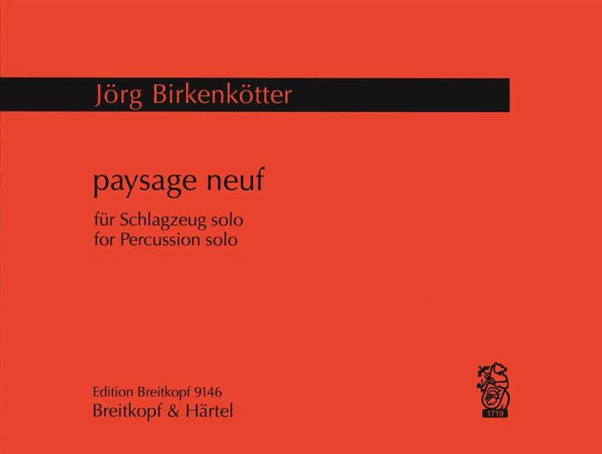Jörg Birkenkötter: paysage neuf