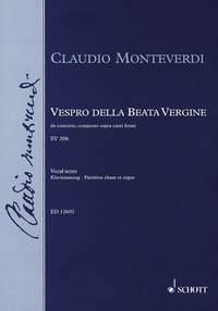 Claudio Monteverdi: Vespro della Beata Vergine SV 206(KA mit Bc.-Aussetzung)