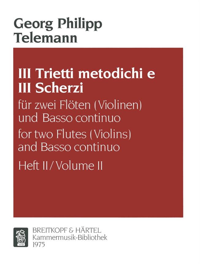 Georg Philipp Telemann: Trietto Metodicho, Nr. 2 E-dur