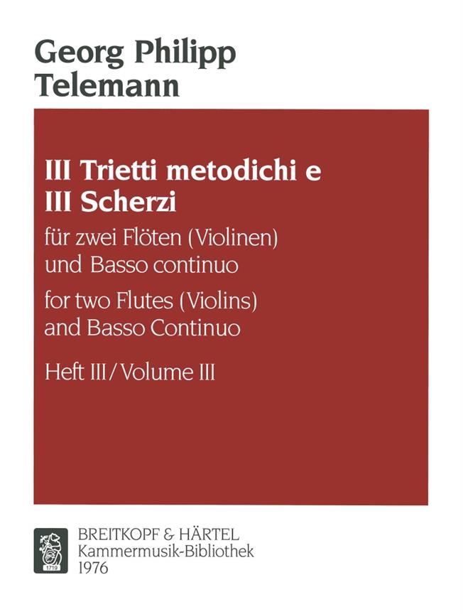 Georg Philipp Telemann: Trietto Metodicho, Nr. 3 D-dur