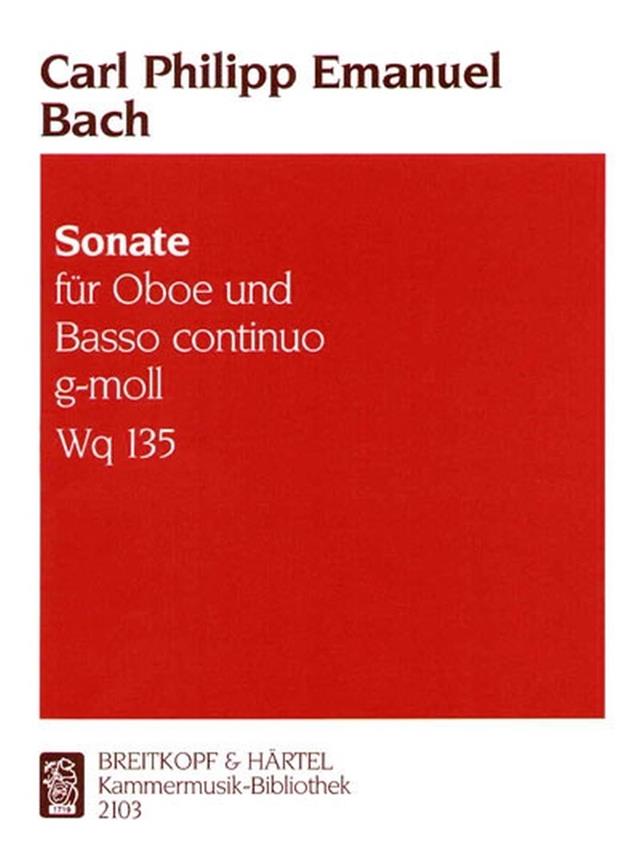 Carl Philipp Emanuel Bach: Sonate g-moll Wotq 135