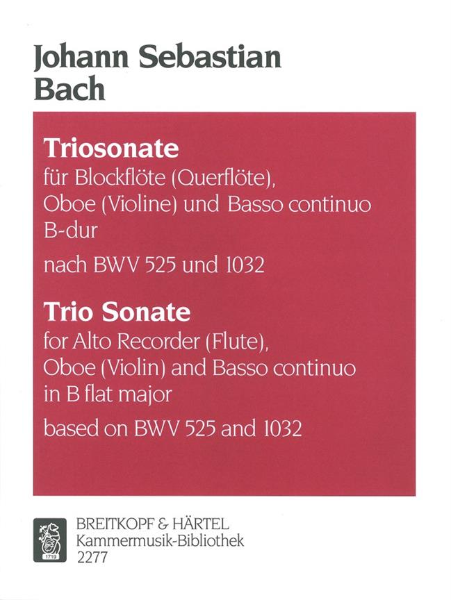 Bach: Triosonate Bes (Nach Bwv525 1032)