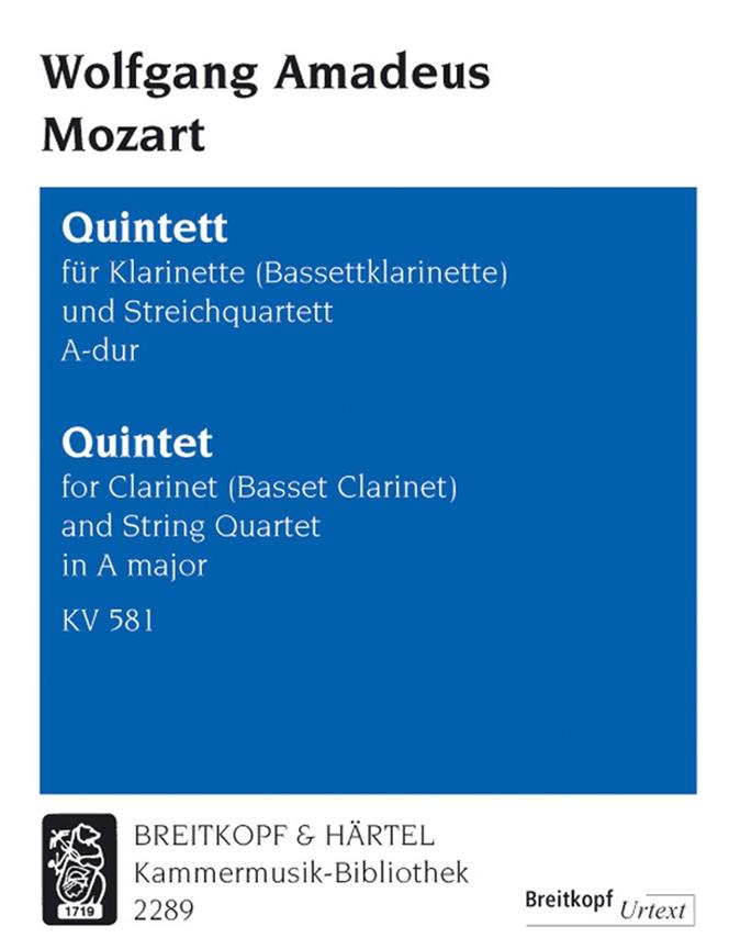 Wolfgang Amadeus Mozart: Klarinettenquintett KV 581