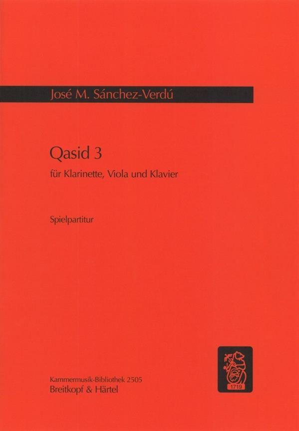Jose Maria Sanchez-Verdu: Qasid 3