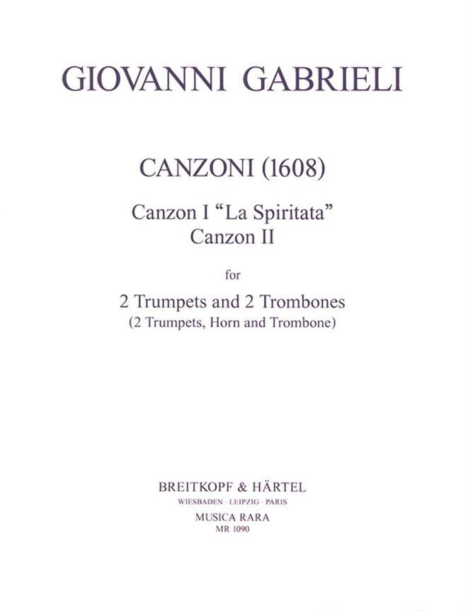 Giovanni Gabrieli: Canzoni 1 und 2