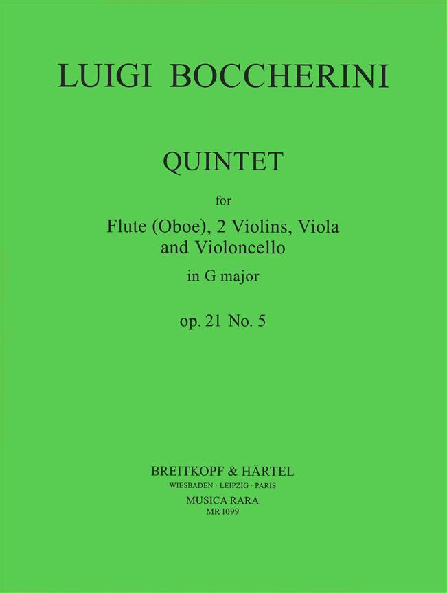Luigi Boccherini: Quintett G-dur op. 21/5