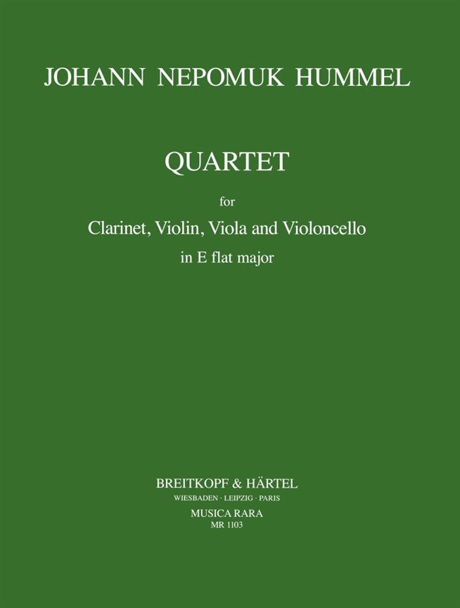 Johann Nepomuk Hummel: Klarinenettenquartett in Es