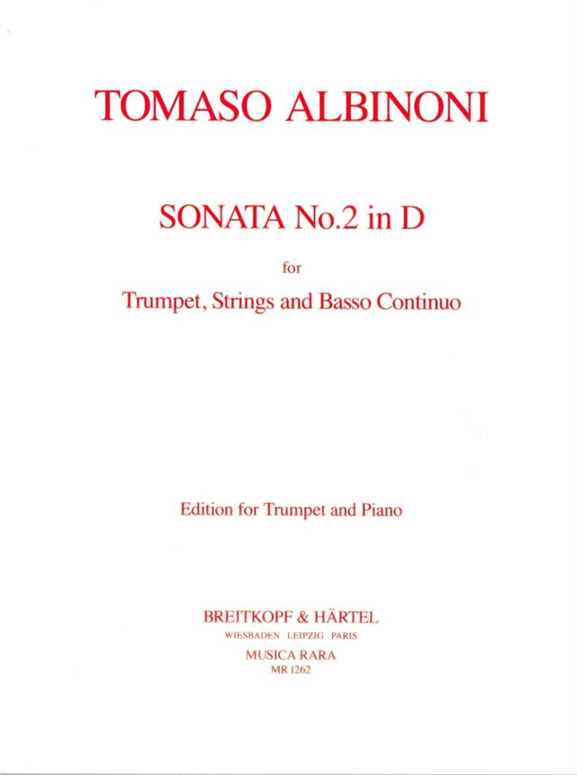 Albinoni: Sonata Nr. 2 in D (Trompet, Piano)