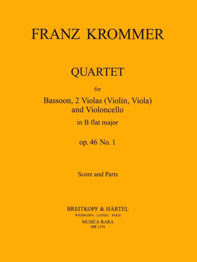 Franz Krommer: Quartett in B op. 46 Nr. 1