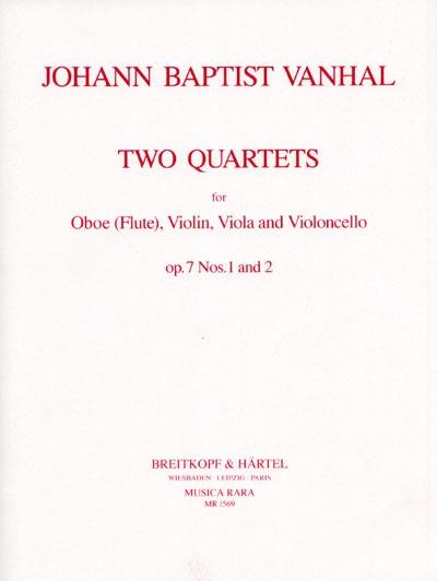Johann Baptist Vanhal: Quartett op. 7/1+2