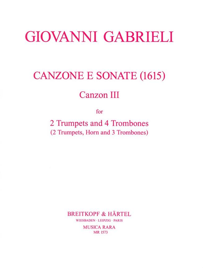 Giovanni Gabrieli: Canzone e Sonate (1615) Nr.3