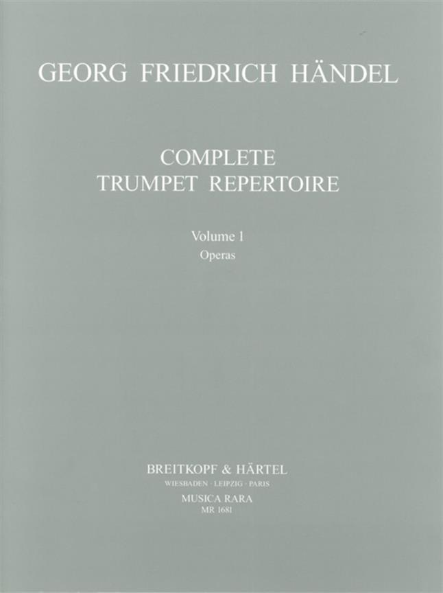 Handel: Complete Trumpet Repertoire Volume 1