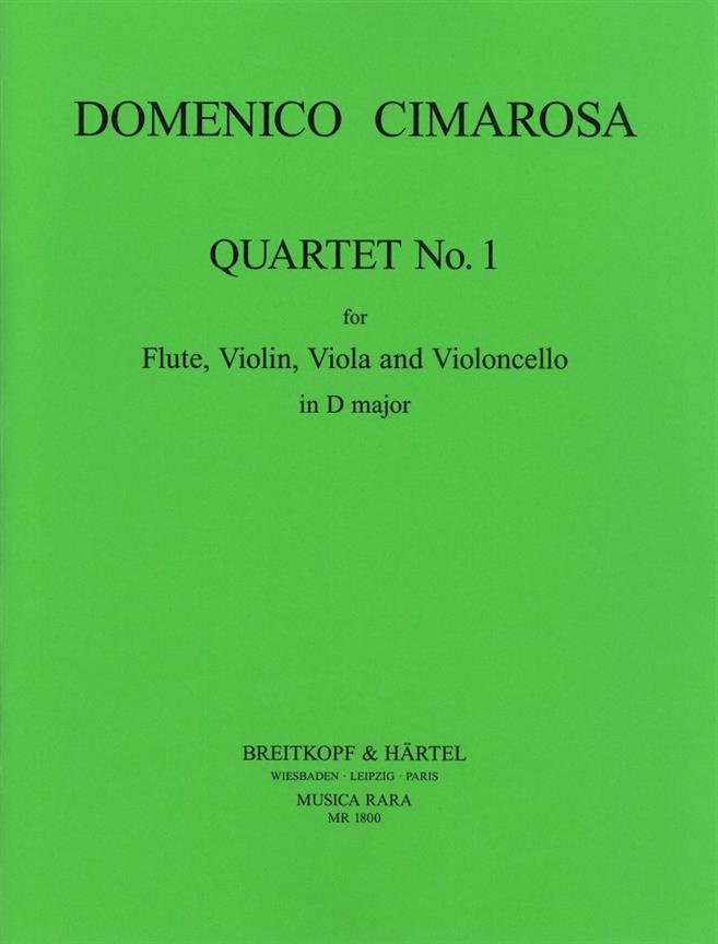 Cimarosa:Quartet No. 1 in D major (Fluit, Viool, Altviool, Cello)