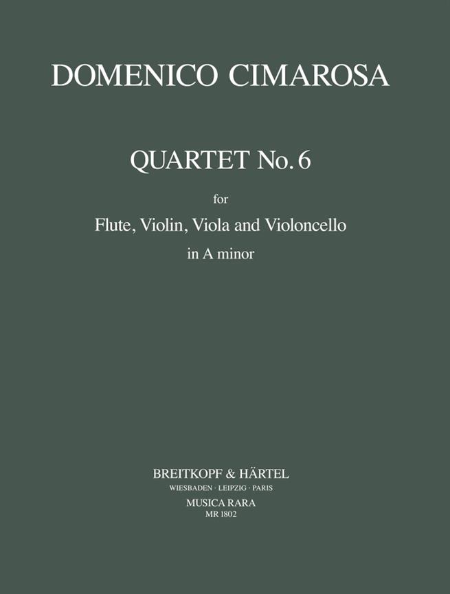 Cimarosa: Quartet No. 6 in A minor (Fluit, Viool, Altviool, Cello)