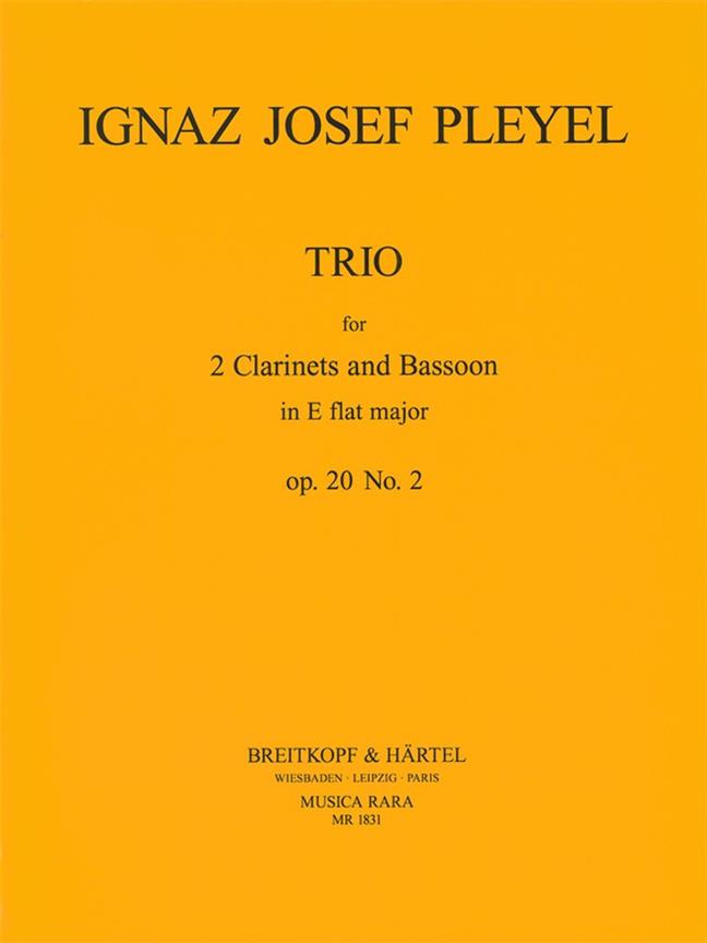 Ignaz Pleyel: Trio in Es op. 20 Nr.2