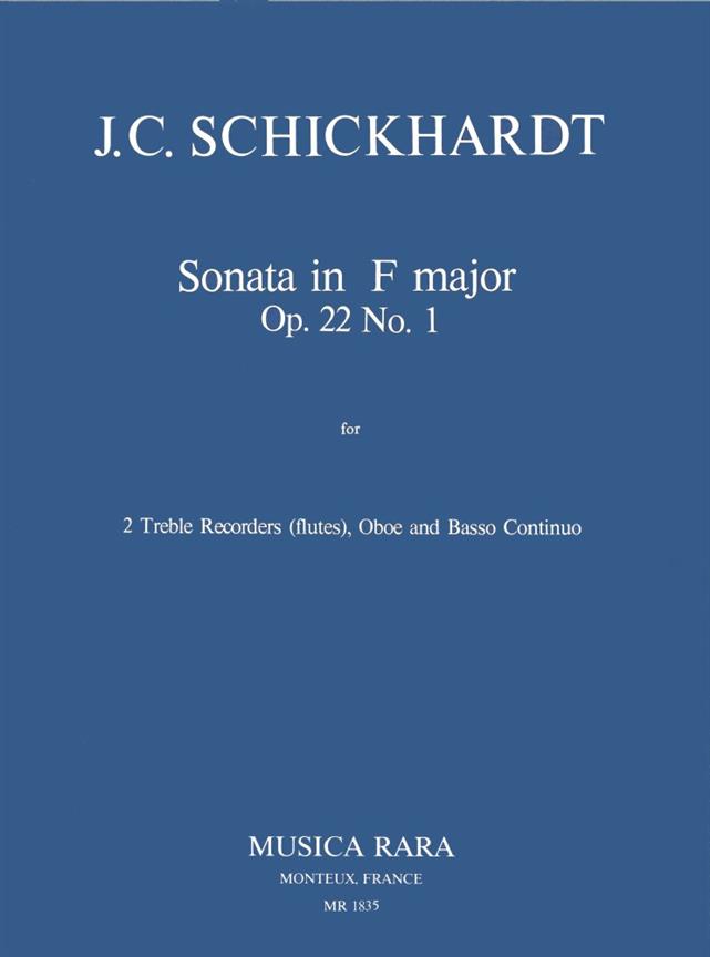 Johann Christian Schickhardt: Sonate in F op. 22/1