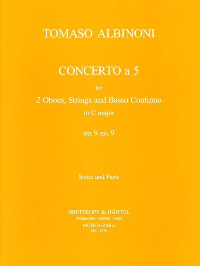 Albinoni: Concerto a 5 in C op. 9/9 