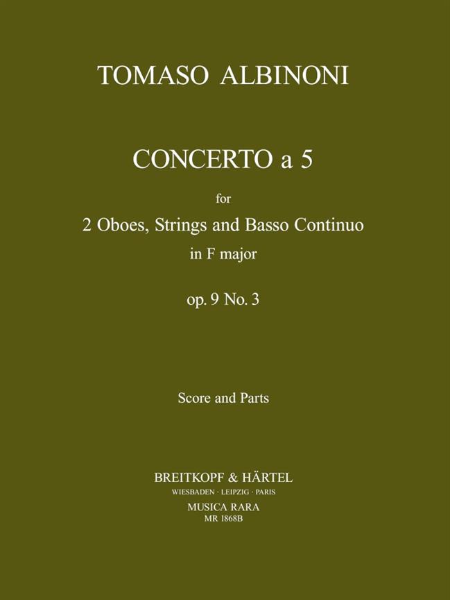 Tomaso Albinoni: Concerto a 5 in F op. 9/3