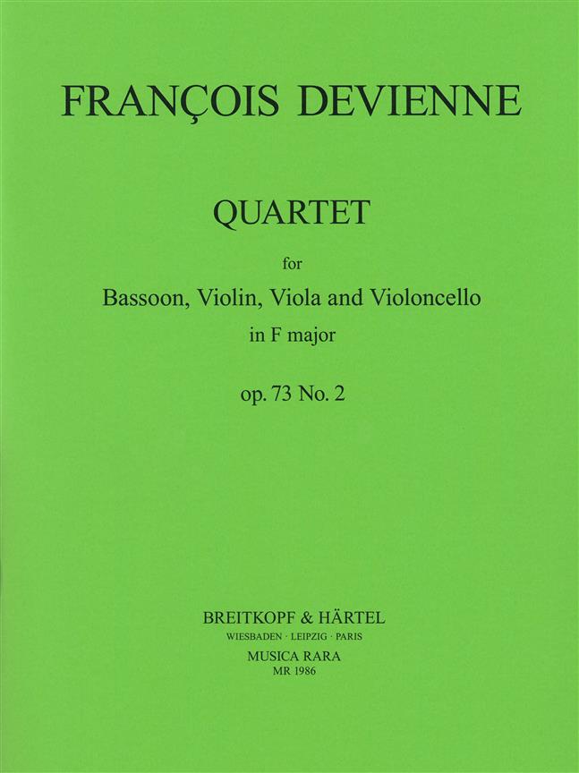 Francois Devienne: Quartett in F op. 73 Nr. 2