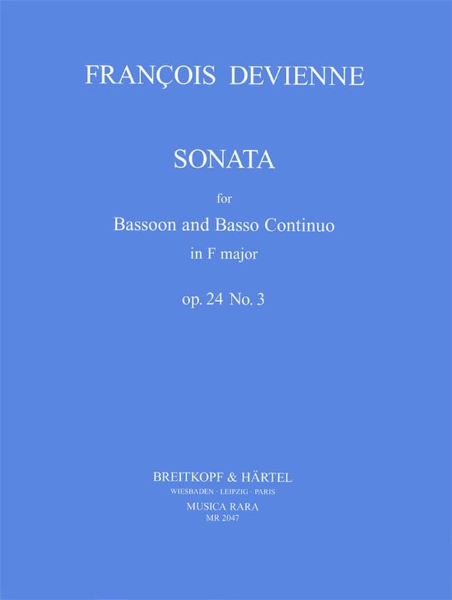 Francois Devienne: Sonate in F op. 24 Nr. 3