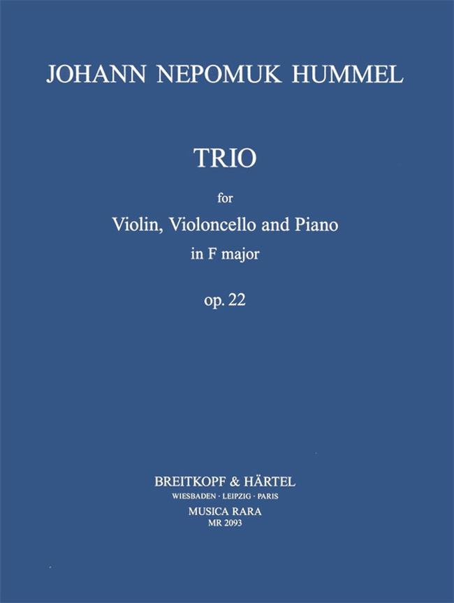 Johann Nepomuk Hummel: Klaviertrio F-dur op. 22  