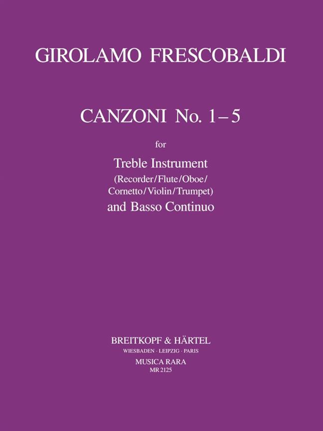 Girolamo Frescobaldi: Canzonas 1-5