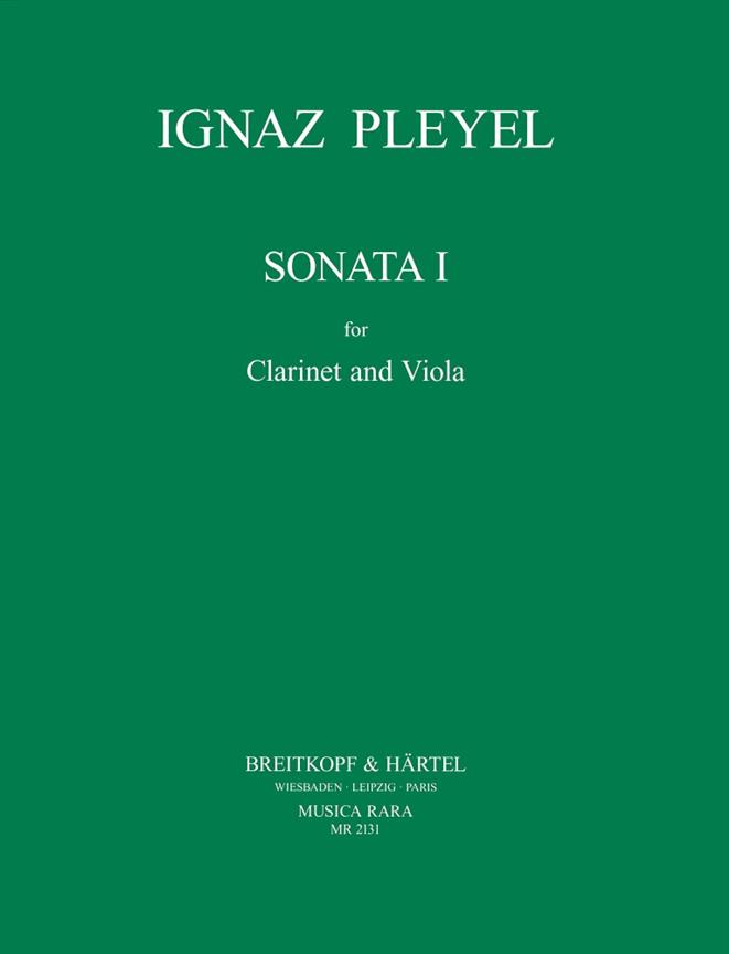 Ignaz Pleyel: Sonata Nr. 1 BEN 5491