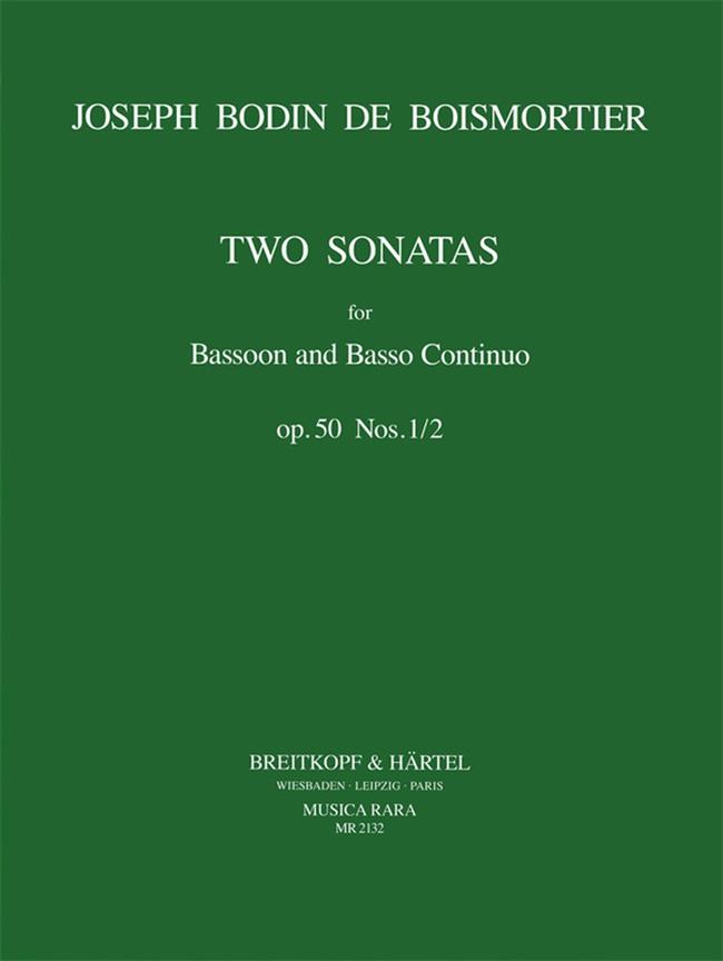Joseph Bodin de Boismortier: Sonaten in e, G, op. 50/1-2