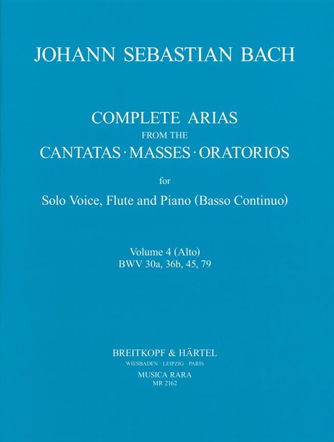 Bach: Complete Arien & Sinfonias 4 (Soprano Voice)