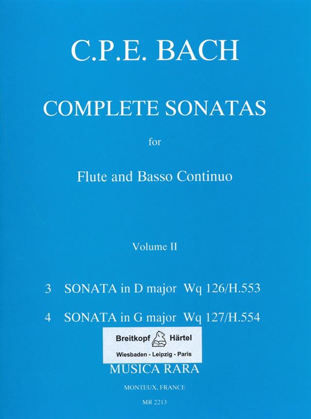 Carl Philipp Emanuel Bach: Sonaten, Band 2 Wq 126,127