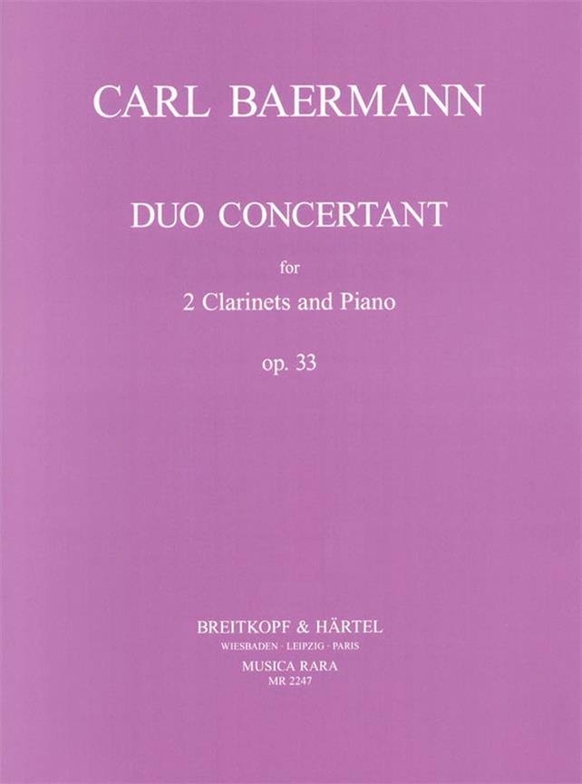 Carl Baermann: Duo Concertant op. 33