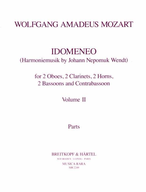 Wolfgang Amadeus Mozart: Idomeneo Band II