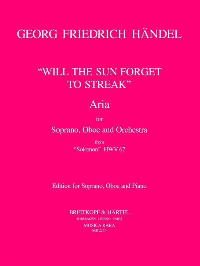 Georg Friedrich Händel: Arie 'Will the sun' (Salomon)