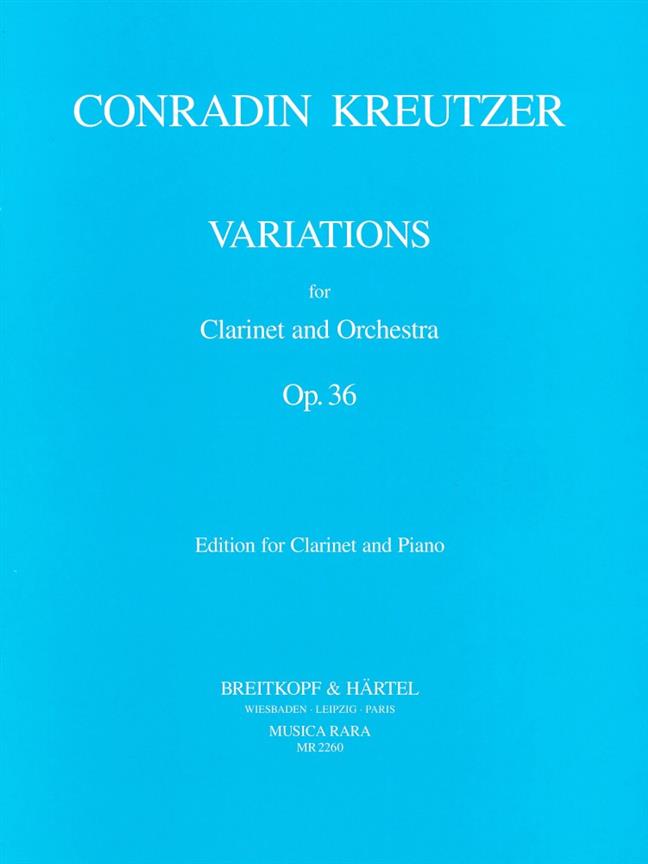 Conradin Kreutzer: Variations op. 36