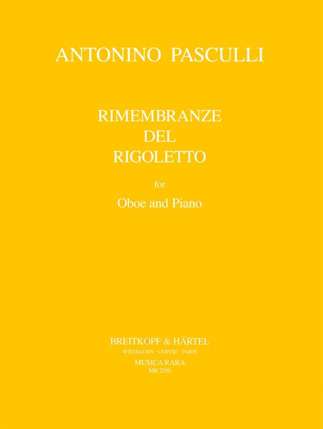 Antonino Pasculli: Rimembranze del Rigoletto