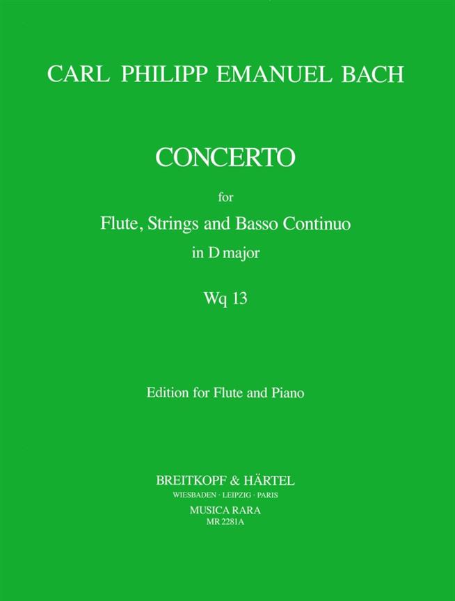 Carl Philipp Emanuel Bach: Flötenkonzert D-dur Wq 13
