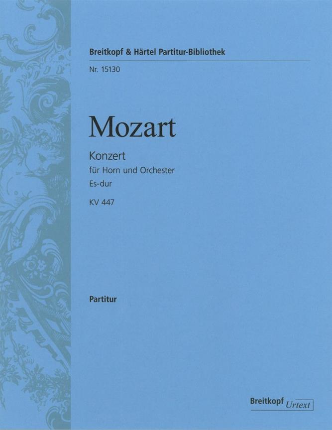 Mozart: Hornkonzert [Nr. 3] Es-dur KV 447 (Partituur)