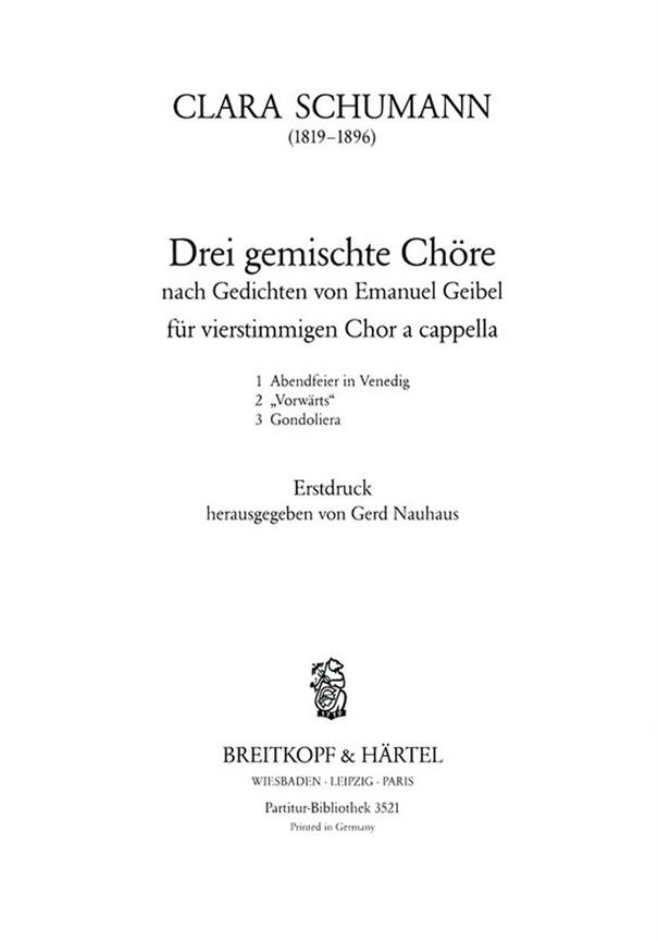 Drei gemischte Chöre