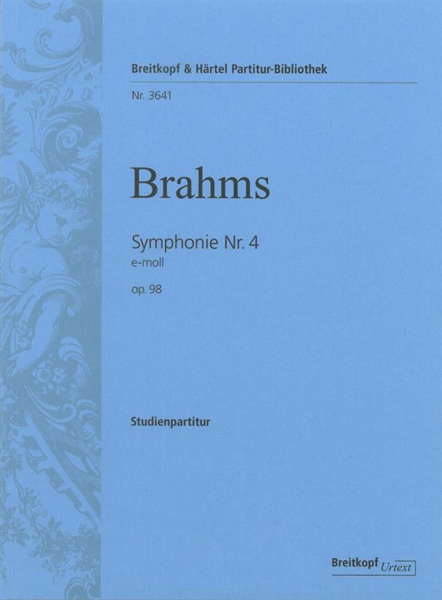 Johannes Brahms: Symphonie Nr. 4 e-moll op. 98