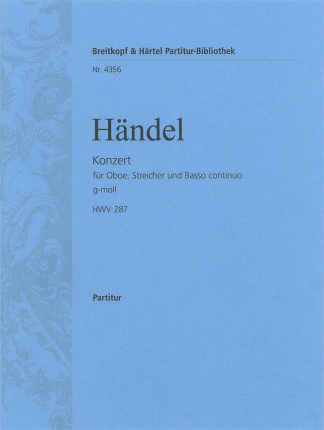 Georg Friedrich Händel: Oboenkonzert 3 g-moll HWV287