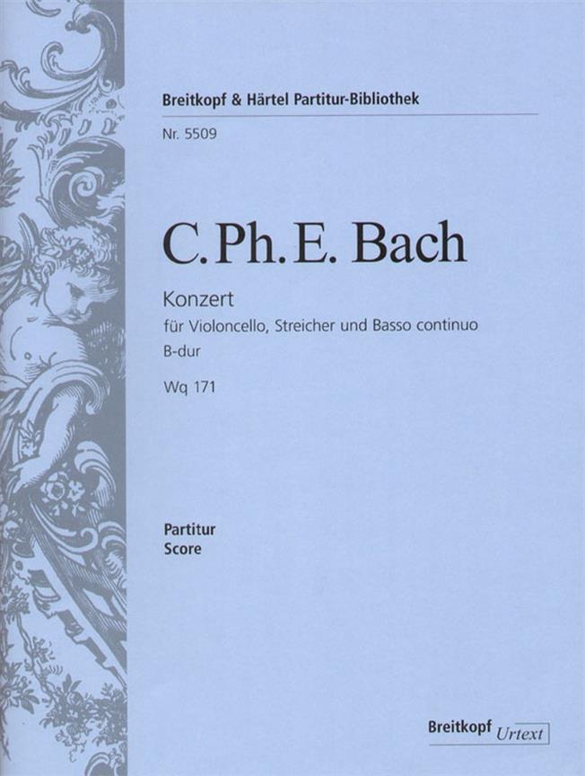 Carl Philipp Emanuel Bach: Cellokonzert B-dur Wq 171