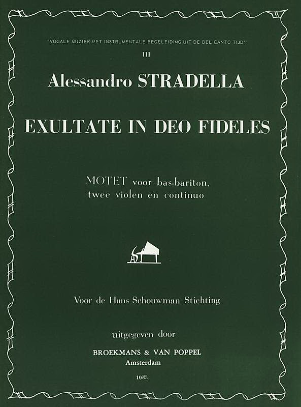 Stradella: Exultate In Deo Fideles