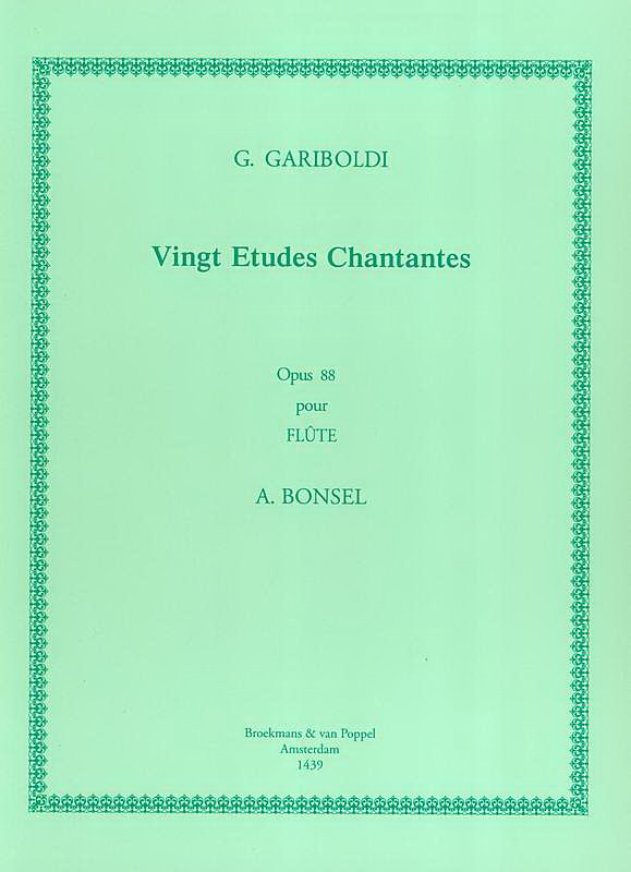 Giuseppe Gariboldi: 20 Etudes Chantantes Op. 88