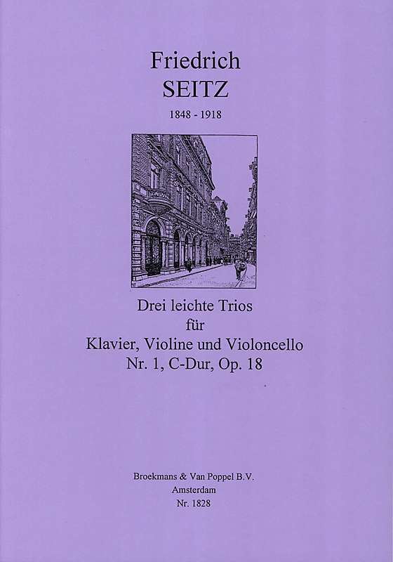 Friedrich Seitz: 3 Leichte Trios 1 C Op.18