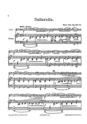 Saltarella Souvenir Suite Op.105/4